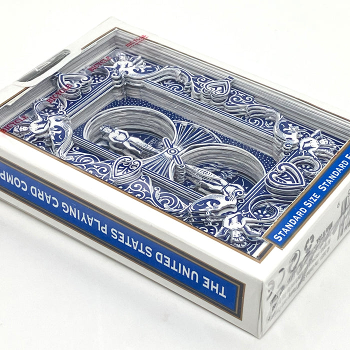 3-D Bicycle Deck Blue image 0