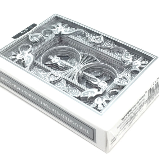 3-D Bicycle Deck Silver image 0