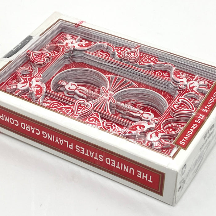 3-D Bicycle Deck Red image 0