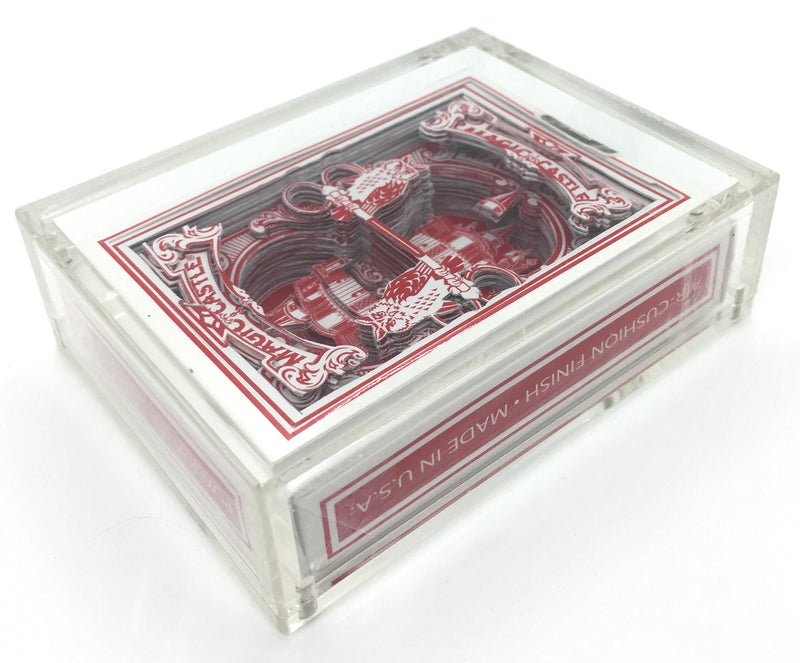 3-D Magic Castle Deck Red image 1