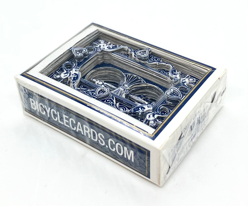 Bicycle Blue Mini 3-D Cut Deck