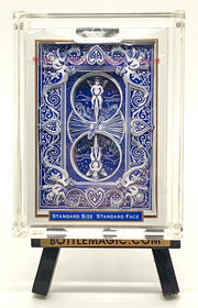 3-D Bicycle Deck Blue image 2