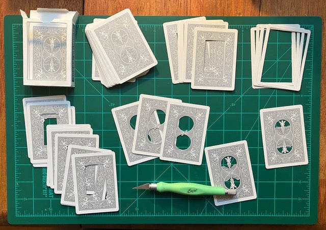3-D Bicycle Deck Silver
