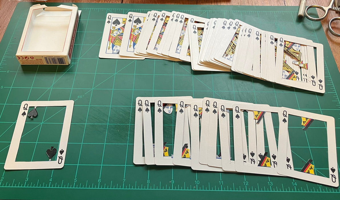 3-D Bicycle Queen of Spades