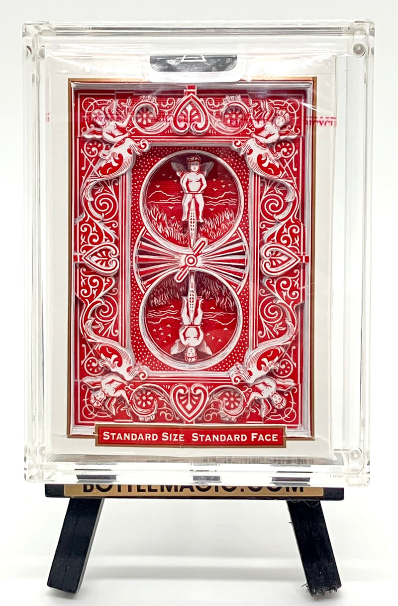 3-D Bicycle Deck Red image 2