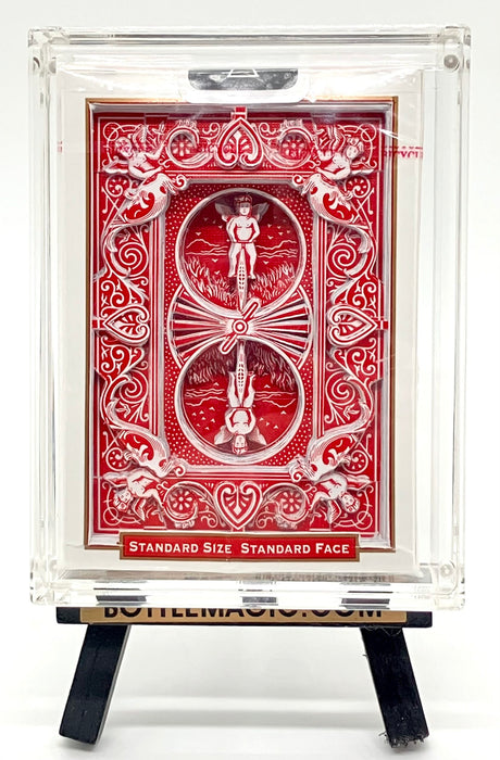 3-D Bicycle Deck Red image 2