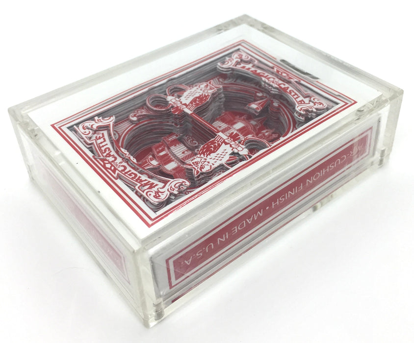 3-D Magic Castle Deck Red image 1