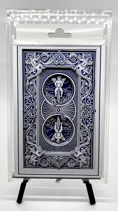 Bicycle Blue Big Box 3-D Cut Deck