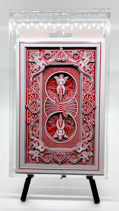 Bicycle Red Big Box 3-D Cut Deck