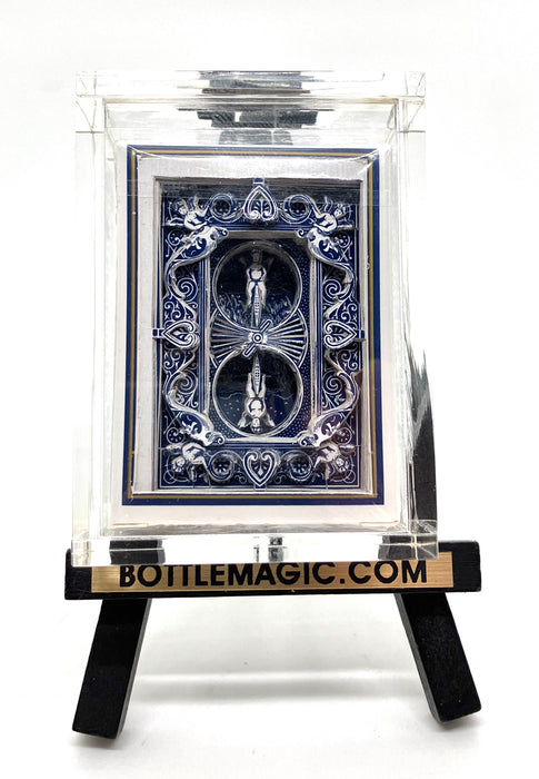 Bicycle Blue Mini 3-D Cut Deck