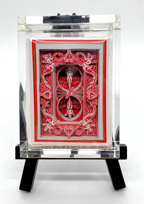 Bicycle Red Mini 3-D Cut Deck